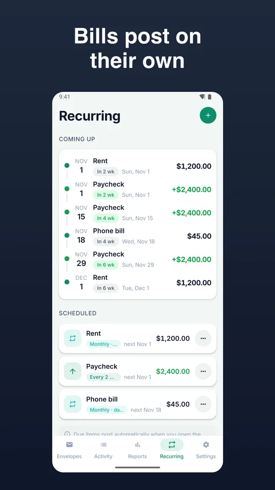 Budget Planner App screenshot 2