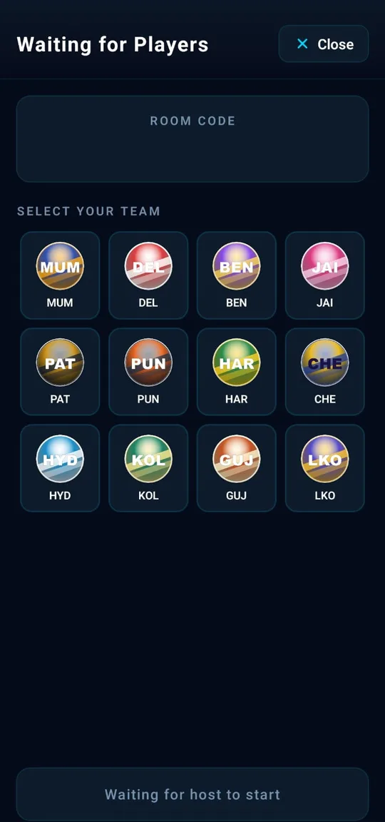 Kabaddi league auction game screenshot 4